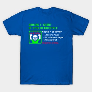 Gaming T-Shirt of Epic Retro Style T-Shirt